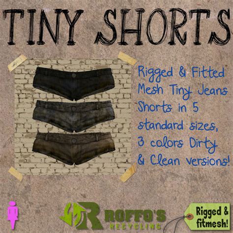 Second Life Marketplace Tiny Shorts