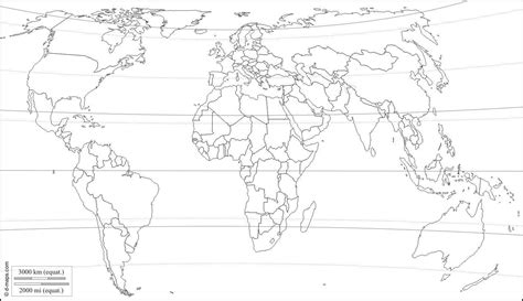 Printable Blank World Map With Latitude And Longitude Kulturaupice