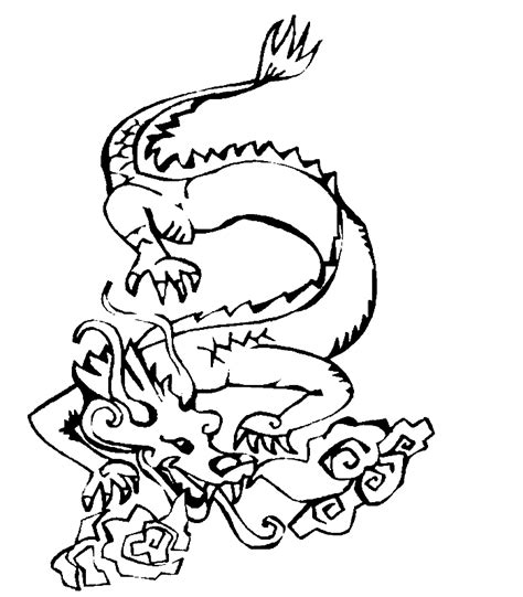 Desene Imagini De Colorat Dragon Fisa De Colorat Plansa Imagini