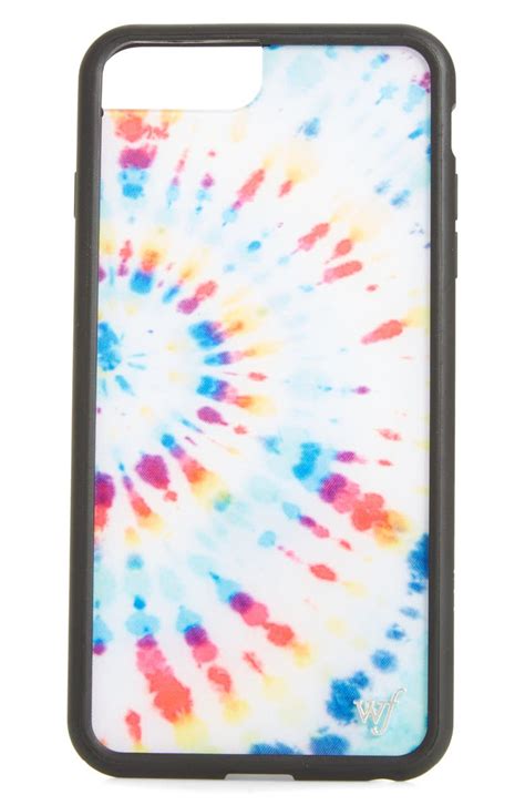 Ip 7 plus & 8 plus tempered glass case. wildflower Tie Dye iPhone 6/7/8 Plus Case | Nordstrom