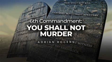 6th Commandment You Shall Not Murder Love Worth Finding Ministries