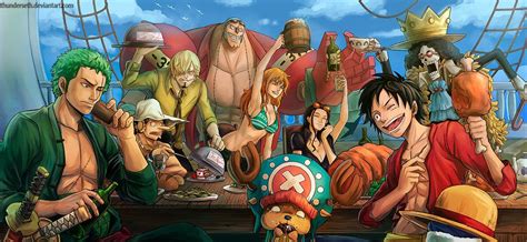 The Straw Hats Together Fanart Onepiece