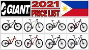 GIANT MOUNTAIN BIKE PRICE LIST IN PHILIPPINES 2021 prproj - YouTube