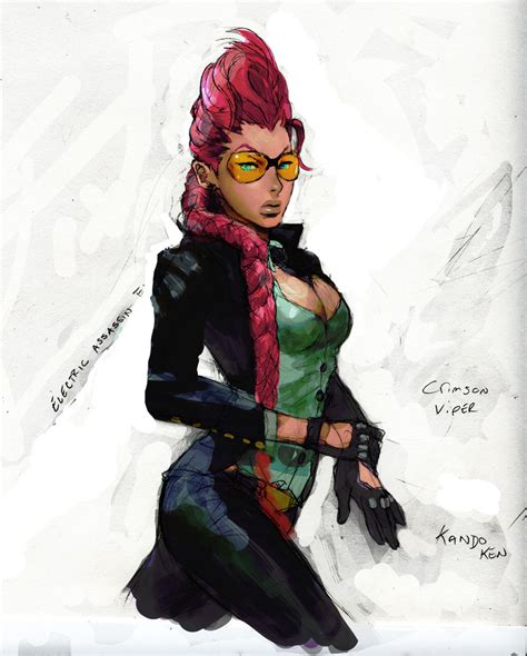 Crimson Viper Street Fighter And 1 More Drawn By Stevenmack Danbooru