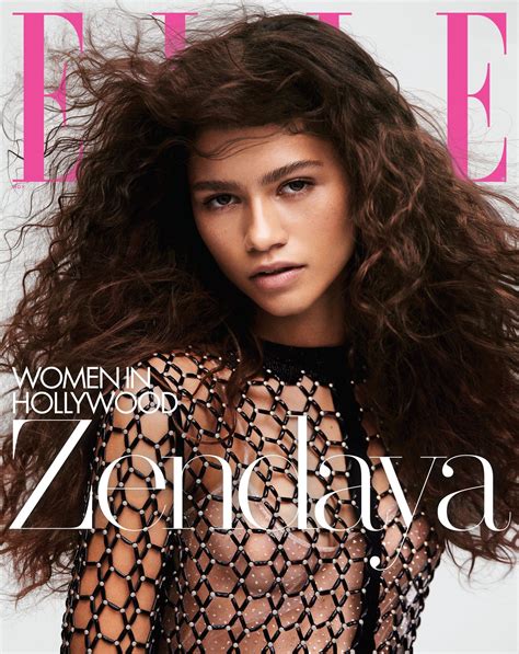 Zendaya Makes Her Grand Debut On The Elle Magazine November Issue In