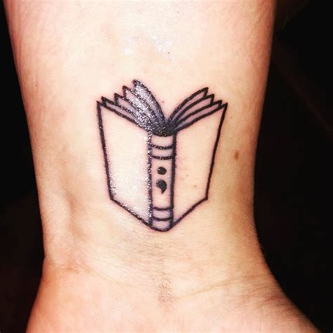 On its own, the arrow in tattoo art typically represents determination, the achievement of goals, and a journey. Book/semicolon tattoo--I love this! | Semicolon tattoo ...