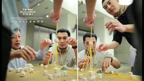 Spaghetti Marshmallow Tower Challenge Team Building Activity For