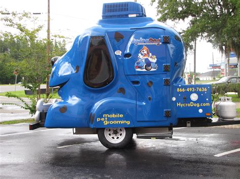 A+ mobile pet grooming inc. Smiling Sally: Blue Monday - Blue Mobile Pet Grooming
