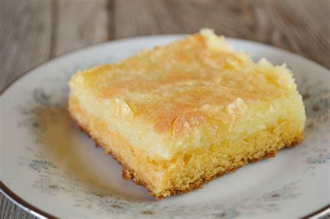 Yellow Cake Mix Gooey Bars Recipe With Just 6 Ingredients Yellow Cake