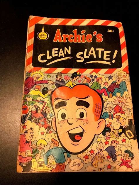 Rare Collector Christian Comic Archies Clean Slate Al Hartley 1973