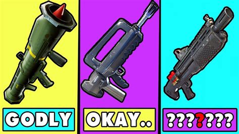 5 Weapons That Are Useless In Fortnite ~ Fortnite Battle