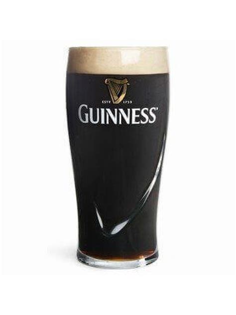 Arthur Guinness Pint Beer Glasses Set Of 6 500ml