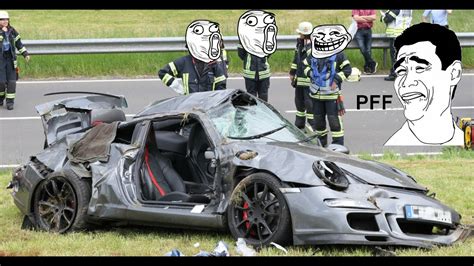 Stupid Crash Porsche Compilation 2017 Stupid Drivers Crash Porsche