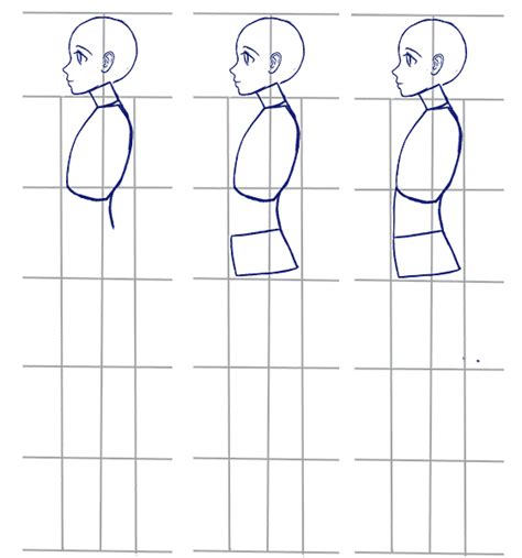 How To Draw Anime Side View Full Body Profile Anime