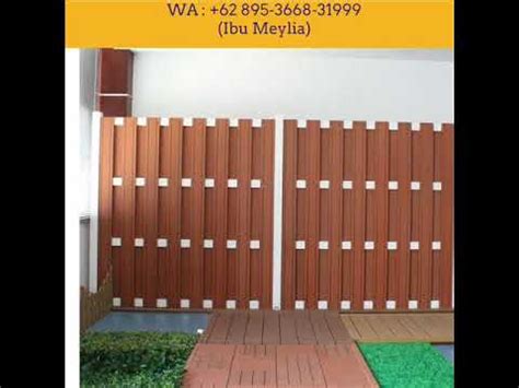 Gerbang rumah yang dibuat dari kayu yang dicat putih, juga tak kalah menarik lho untuk memberi kesan catchy dan pagar minimalis bisa dibuat lebih mengkilap dengan cara memanfaatkan cat gloosy, guys. Pagar Kayu Putih, WA +62895-3668-31999 - YouTube