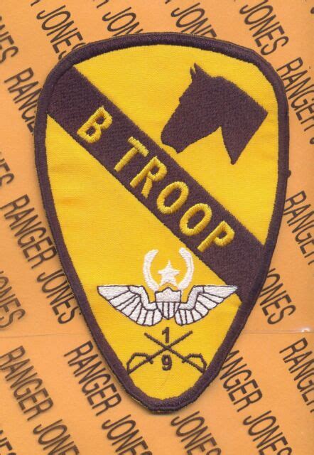 B Troop 19 Air Cav 1st Cavalry Division Master Aviation Patch Ebay