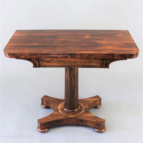 William Iv Rosewood Tea Table By J Kendell And Co Antiques Atlas