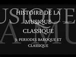 03 Histoire de la musique classique pour le cycle 3 - Période Baroque ...