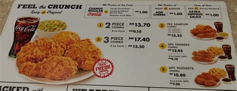 Skip to navigation skip to content. Texas Chicken Malaysia Menu & Price - Visit Malaysia