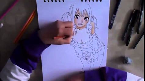 Drawingdibujando A Lucy Heartfilia Fairy Tail Youtube