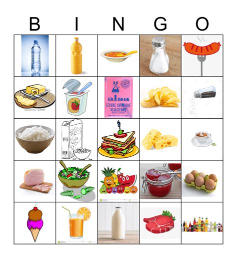 Bingo Food Groups Cards For Kids One Images And Photos Finder