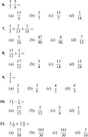 10th Grade Math Worksheet With Answer Key