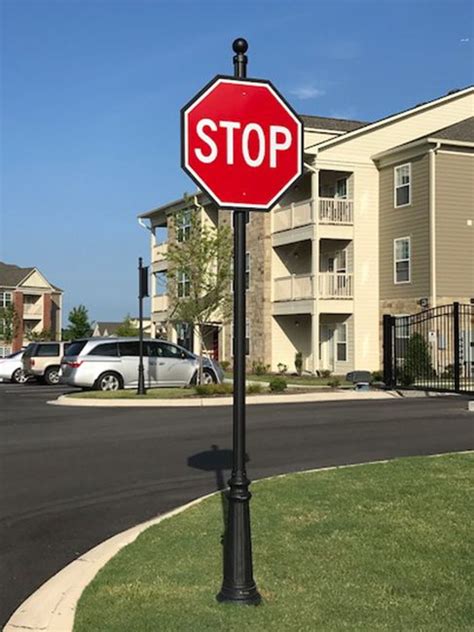 Stop Sign Pole Street Signs Custom Mailboxes Signage System