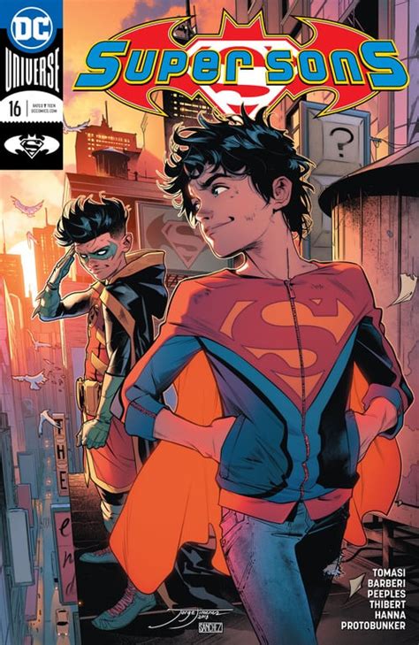 DC Comics Universe Super Sons Spoilers The Adventures Of The