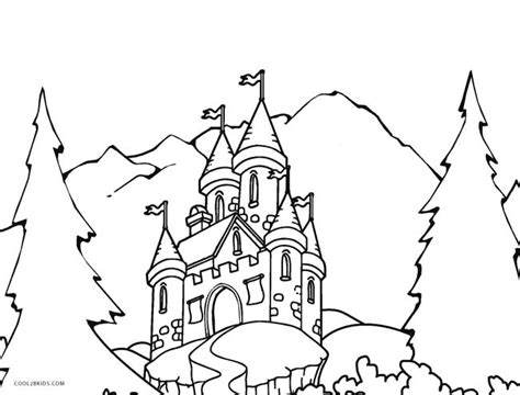 Printable Castle Coloring Pages For Kids Cool2bkids