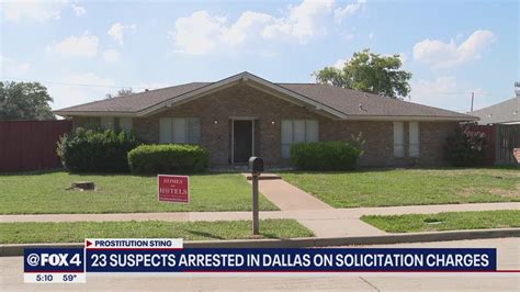 Dallas Police Make 23 Arrests In Prostitution Sting YouTube
