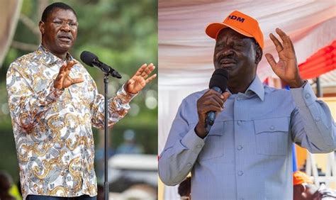You Are Ignorant And A Big Fool Wetangula Now Insults Raila As He