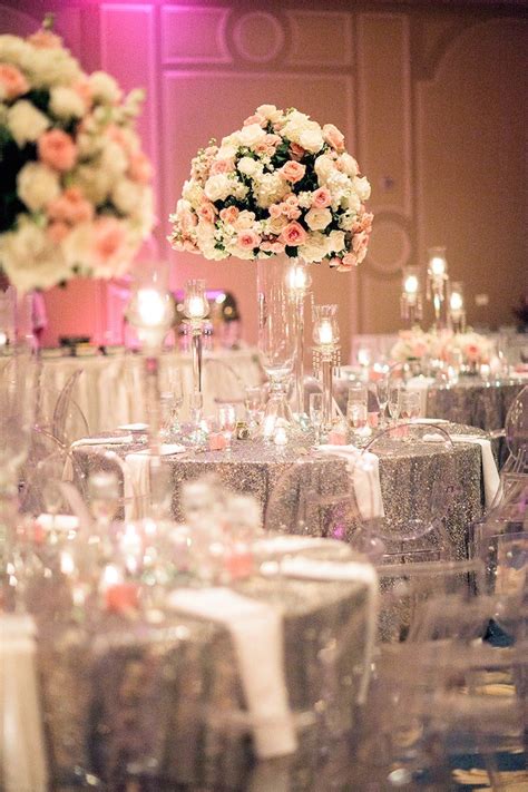 Houston Wedding Silver And Pink Glamour Modwedding