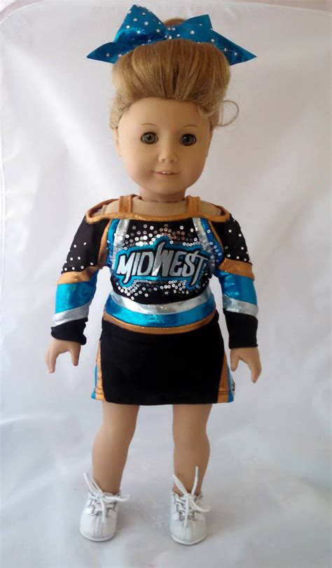 Cheer Uniform For American Girl Doll American Girl Doll Cheer Outfits Custom Cheer Uniforms