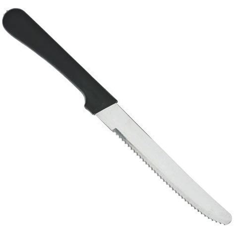 Round Tip Steak Knife With Plastic Handle 5 Inch Blade 12 Per Case