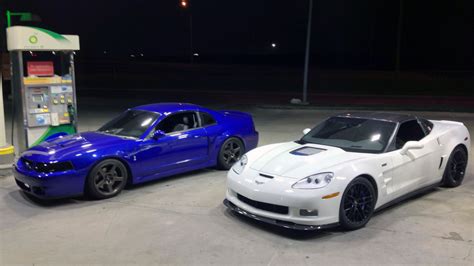 Twin Turbo Cobra Takes On Corvette Zr1 Coolfords