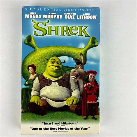 Shrek Special Edition Vhs Video Tape Mike Grelly Usa