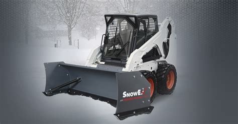 Skid Steer Snow Plows Straight Blade Attachments Snowex®