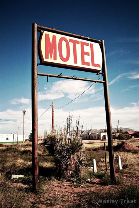 Desert Motel Roadside Lodging Photograph Etsy