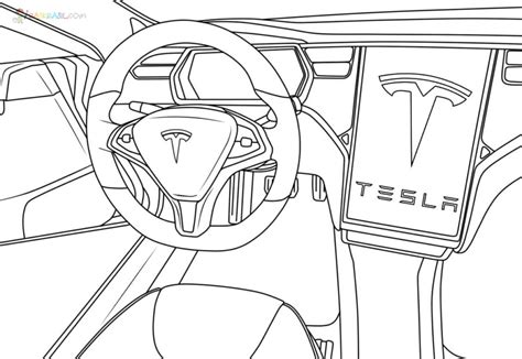 Dibujos De Tesla Para Colorear Nuevas Imágenes Para Imprimir Gratis