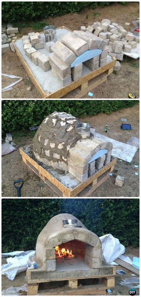 Absolutely zero masonry skills are needed! DIY Pallet Brick Pizza Oven Instructions - DIY Outdoor ...