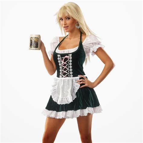new arrival women sexy beer girl fancy dress german maid clothing bavarian munich oktoberfest