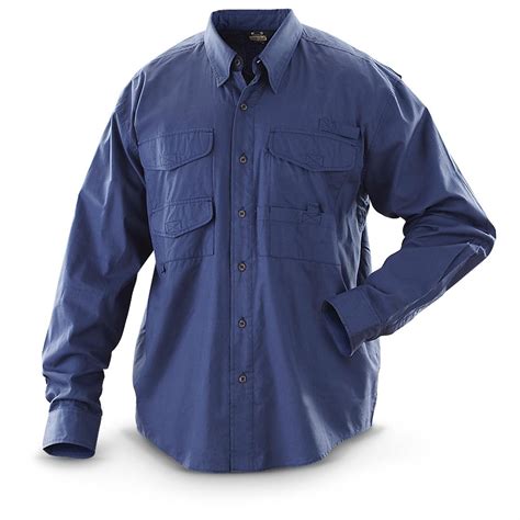 Guide Gear® Long Sleeved Outdoor Shirt 214282 Shirts And Polos At