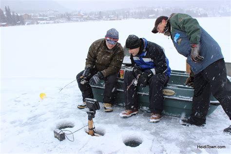 Ice Fishing In Grand Lake Colorado Heiditown