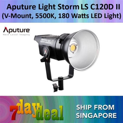 Aputure Light Storm Ls C120d Ii — Ls C120d Led Light Kit With V Mount