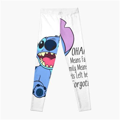 Lilo And Stitch Leggings By Bennewton0013 Redbubble
