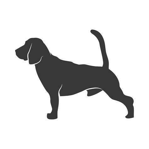 Dog Silhouette Svg Beagle Svg Ret Animal Mammal Вog Etsy