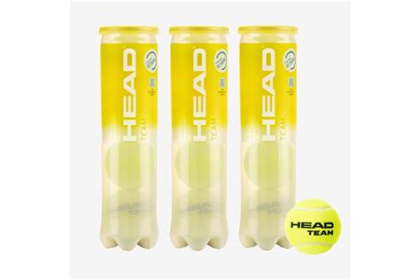 Head Team Tennis Balls Triple Pack Balls Perfect For A Quick Fun Game With A Friend The