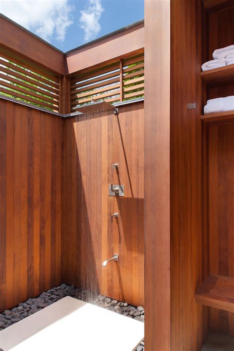 10 Excellent Examples Of Outdoor Shower Designs Contemporist