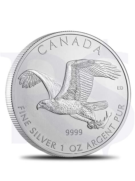 2014 Canada Bald Eagle 1 Oz Silver Coin With Capsule Buy Silver