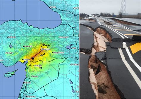 Turchia Il Terremoto Ha Spostato Il Suolo Rottura Di Almeno Km